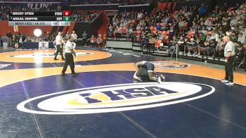 1A 175 lbs Semifinal - Brody Stien, Byron vs Arkail Griffin, Chicago (C. Hope Academy)