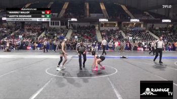 70 lbs 1st Place Match - Waverly Malloy, Trailblazer vs Austyn DeGrande, Paola
