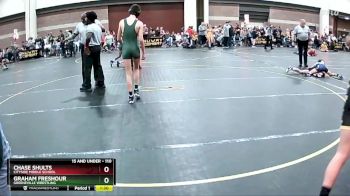 110 lbs Round 2 - Chase Shults, Cityside Middle School vs Graham Freshour, Greeneville Wrestling