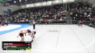 153 lbs Champ. Round 1 - James Mena, Park City vs Barrett Strong, Layton