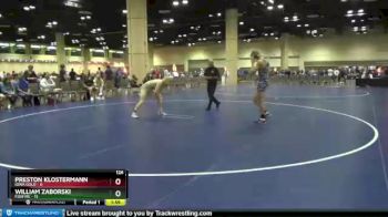 126 lbs Placement Matches (8 Team) - Preston Klostermann, Iowa Gold vs William Zaborski, Foxfire