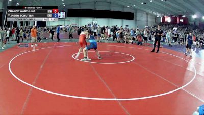 120 lbs Cons. Round 2 - Chance Warthling, Burnett Trained Wrestling vs Jason Schutter, Kirksville Wrestling Club