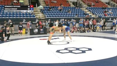 120 lbs Champ. Rd Of 128 - Domenico Novosel, California vs Gerald Wright, Missouri