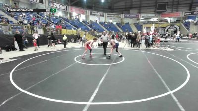 116 lbs Quarterfinal - Easton Gates, Black Fox Wrestling Academy vs Tyler McCracken, Mile High WC