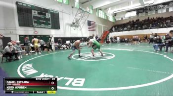 215 lbs Quarterfinal - Keith Warren, Upland vs Daniel Estrada, Vista Murrieta