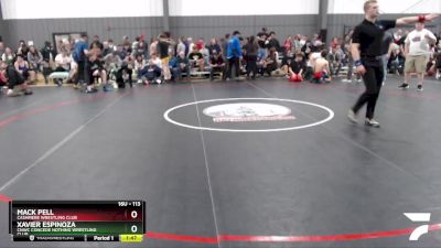 113 lbs Semifinal - Mack Pell, Cashmere Wrestling Club vs Xavier Espinoza, CNWC Concede Nothing Wrestling Club