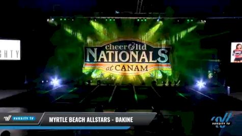 Myrtle Beach Allstars - Dakine [2021 L3 Youth - D2 - Small Day 2] 2021 Cheer Ltd Nationals at CANAM