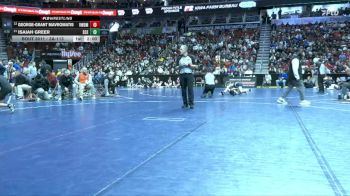 3A-113 lbs Champ. Round 1 - Isaiah Greer, Sioux City East vs George-Grant Mavromatis, Valley, West Des Moines