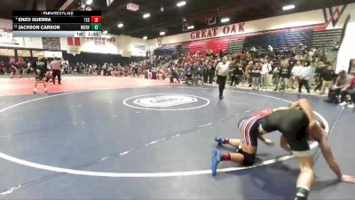 132 lbs Champ. Round 2 - Enzo Guerra, Tesoro vs Jackson Carson, Murrieta Valley