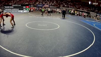 D 3 165 lbs Quarterfinal - Blake Dean, Christ Episcopal vs Jackson Courville, Basile