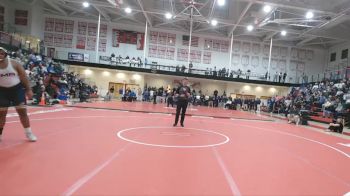 285 lbs Finals (8 Team) - Emelio Messina, Delaware Military Academy vs Maxx Bryan, Laurel