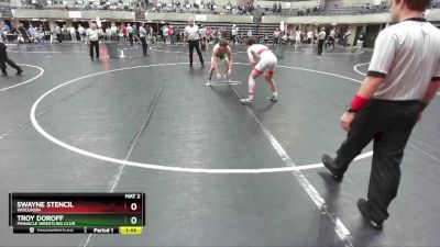 145 lbs 3rd Place Match - Troy Doroff, Pinnacle Wrestling Club vs Swayne Stencil, Wisconsin