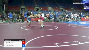 126 lbs Cons 64 #2 - Cayden Christenson, Minnesota vs Dagen Condomitti, Pennsylvania