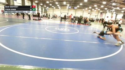 127 lbs Semifinal - Dean Senteney, IN vs Tyson Jones, CA