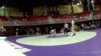 215 lbs Round 1 (4 Team) - Dominick Kattenberg, Smith Center HS vs Richard Job III, Seward