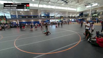120 lbs Cons. Round 5 - Braydon Studer, Unattached vs Derion Williams, Unattached