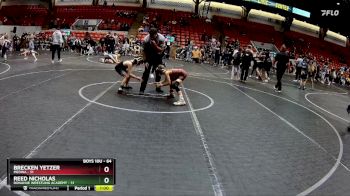 64 lbs Cons. Round 3 - Brecken Yetzer, Medina vs Reed Nicholas, Donahue Wrestling Academy