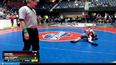 6A-106 lbs Quarterfinal - Liam Bee, Glynn Academy vs Jose Pacheco, Jackson County