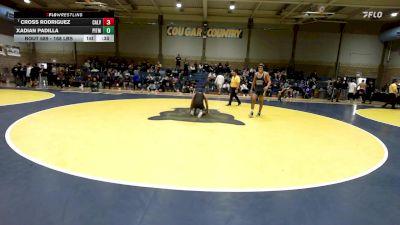 168 lbs Consi Of 16 #2 - Cross Rodriguez, Calvary Chapel vs Xadian Padilla, Pitman