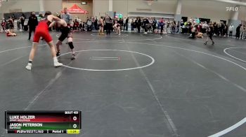 140 lbs 1st Place Match - Luke Holzer, SMWC Wolfpack vs Jason Peterson, Rampage