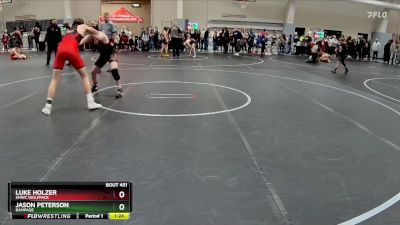 140 lbs 1st Place Match - Luke Holzer, SMWC Wolfpack vs Jason Peterson, Rampage