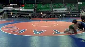 1A-4A 138 Cons. Round 4 - Trevor Wicks, Ashville vs Jaxson Steele, Wilson