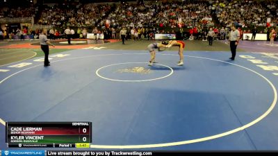 Semifinal - Cade Lierman, Bishop Neumann vs Kyler Vincent, Gordon-Rushville