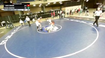 285 lbs 7th Place Match - Jack Amann, Unattached vs Alijah Martin, Moline