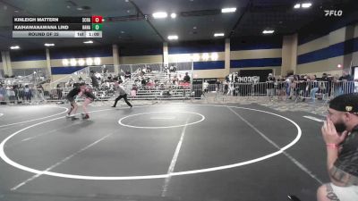 116 lbs Round Of 32 - Kinleigh Mattern, Scrap Yard Garage vs Kaihawanawana Lind, Hana Elite