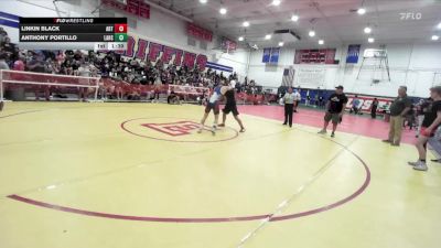 126 lbs Quarterfinal - Linkin Black, Huntington Beach High School W vs Anthony Portillo, Los Alamitos High School
