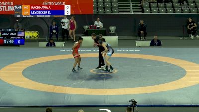 53 kg Quarterfinal - Everest Leydecker, USA vs Anjali Kachhawa, IND