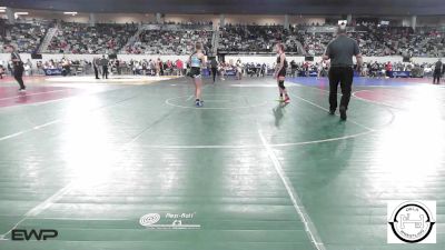 123 lbs Consi Of 8 #2 - Addison Willis, Wagoner vs Carleigh Clark, Lady Outlaw Wrestling Academy