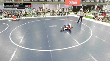 JR BOYS HARD LUCK - 155.6-156 Champ. Round 2 - Sahmahjah Kelton, Coon Rapids Mat Bandits Wrestling Club vs Damien Davison, Minnesota