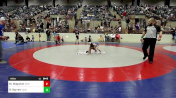 46 lbs Consi Of 8 #2 - Maddox Wagoner, Banks Co. BattleBorn Wrestling vs Rhyland Barrett, Dendy Trained Wrestling