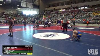 5A 106 lbs Quarterfinal - Landon Herman, Lakeside vs Malik Talley, Greenbrier