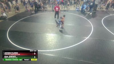 45-46 lbs Round 3 - Esai Jimenez, Ridge Wrestling Club vs Jayden Flores, Widefield Wrestling Club