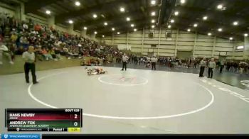 113 lbs 1st Place Match - Hans Newby, Grace vs Andrew Fox, American Leadership Academy