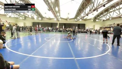 57 lbs Rr Rnd 5 - Matthew Mcleod, Xtreme Wild vs Liam Bittner, Centurion ES