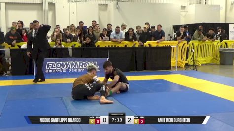 Amit Meir Burshtein vs Nicolo Sanfilippo Bilardo 2025 World IBJJF Jiu-Jitsu No-Gi Championship