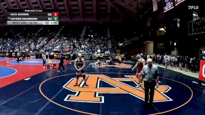 1A-190 lbs Champ. Round 1 - Jack Godbee, Vidalia vs Hayden Dearmond, Brantley County HS