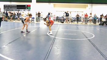 112 lbs Semifinal - Jacob Saunders, MO vs Kurt Pellegrino, NJ