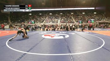 4A-113 lbs Cons. Semi - Cooper Sessions, Star Valley vs Rylan McCormick, Thunder Basin High School