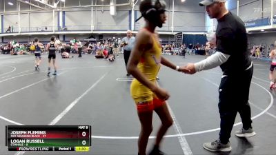 80 lbs Finals (2 Team) - Logan Russell, CTWHALE vs Joseph Fleming, Mat Assassins Black