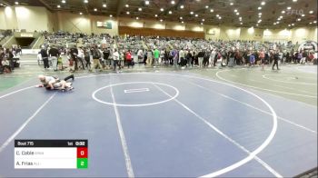 61 lbs Quarterfinal - Cooper Cable, Spanish Springs WC vs Austin Frias, All-Phase WC