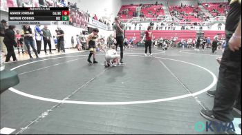 83 lbs Consolation - Asher Jordan, Carl Albert vs Nevius Cossio, OKC Saints Wrestling