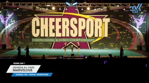 Georgia All Stars - Marvelous [2025 L1 Tiny - Novice - Restrictions Day 1] 2025 CHEERSPORT National All Star Cheerleading Championship