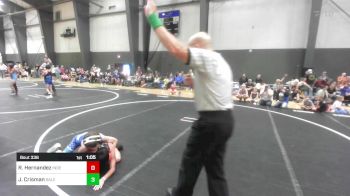 61 lbs Semifinal - Remy Hernandez, Independent vs Jayden Crisman, Salem Elite