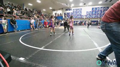 70-74 lbs Rr Rnd 3 - Avery Rosas, Piedmont vs Juliette Rosas, Piedmont