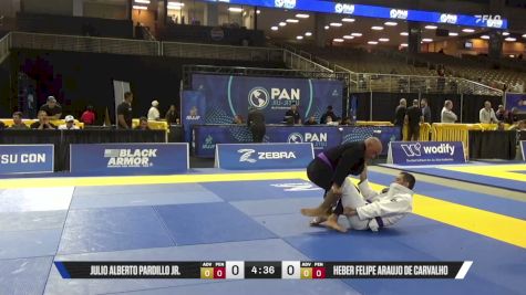 Heber Felipe Araujo De Carvalho vs Julio Alberto Pardillo Jr. 2026 Pan Jiu Jitsu IBJJF Championship