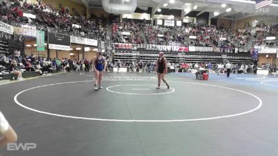 190 lbs Champ. Round 1 - Cadence Greeson, Norton Community HS vs Nezaria Luce, Longton-Elk Valley HS
